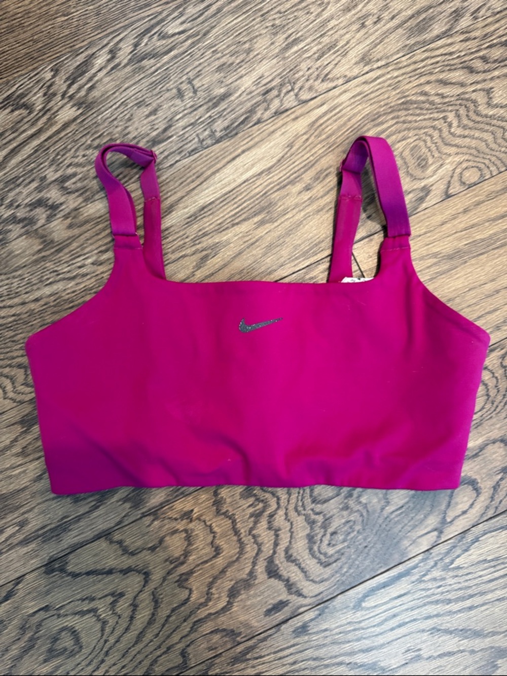 Nike Hot Pink / Purple Adjustable-Strap Sports Bra •
